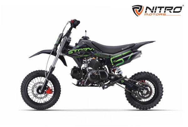 NITRO MOTORS 110cc Kinder Dirtbike Storm V3 BRX 12/10